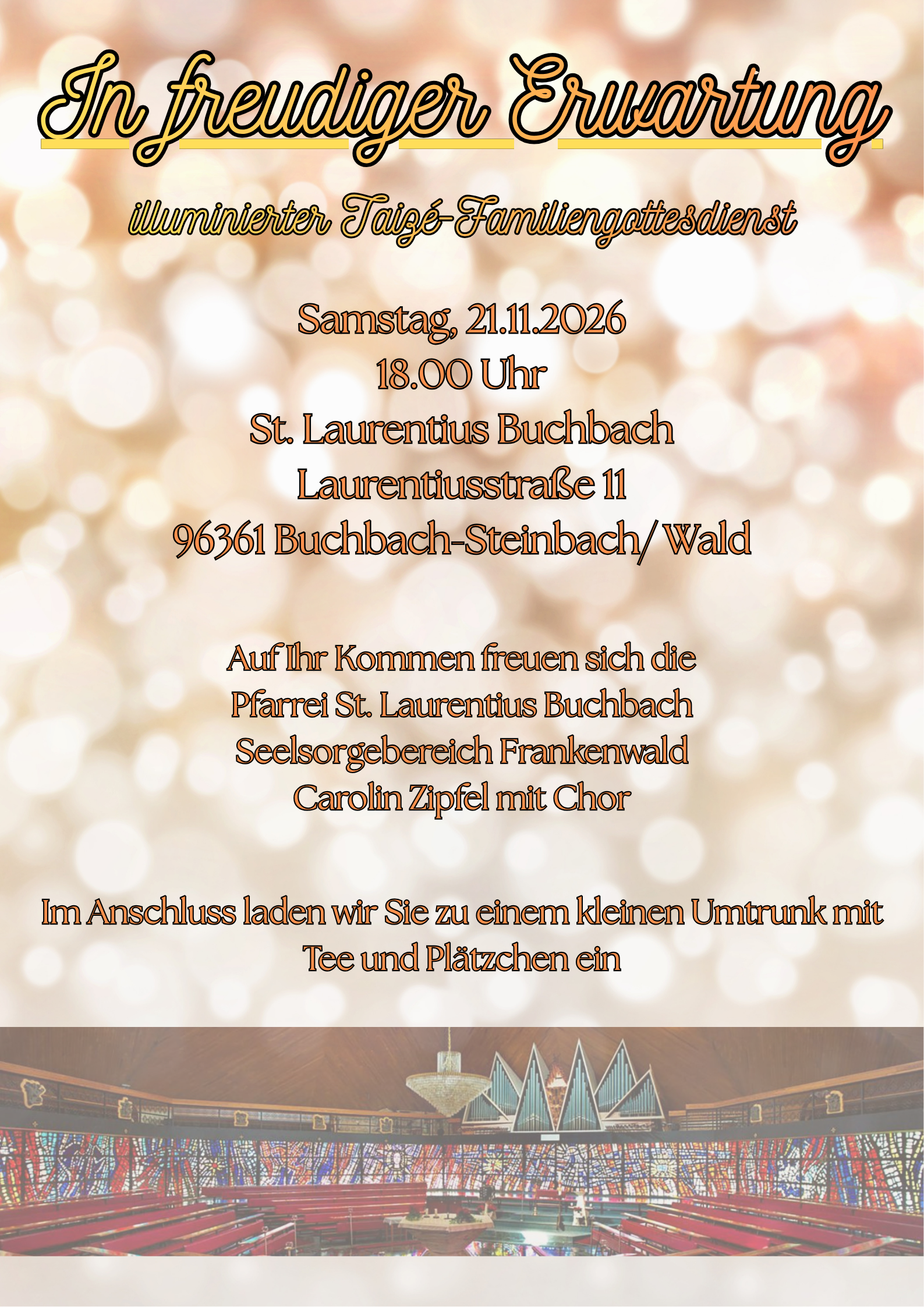 Taizé-Gottesdienst Buchbach 2026
