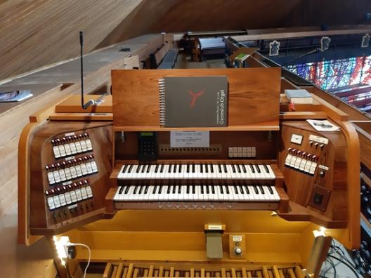 Spieltisch Orgel Buchbach