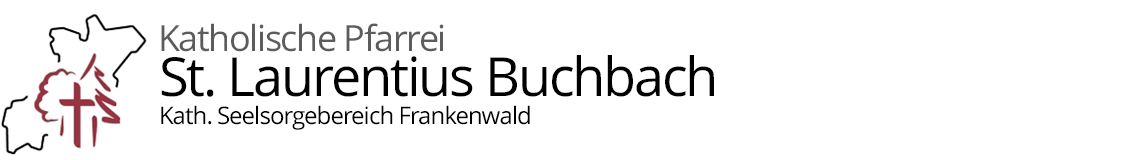 Grafik im Kopf der Homepage Pfarrei St. Laurentius Buchbach